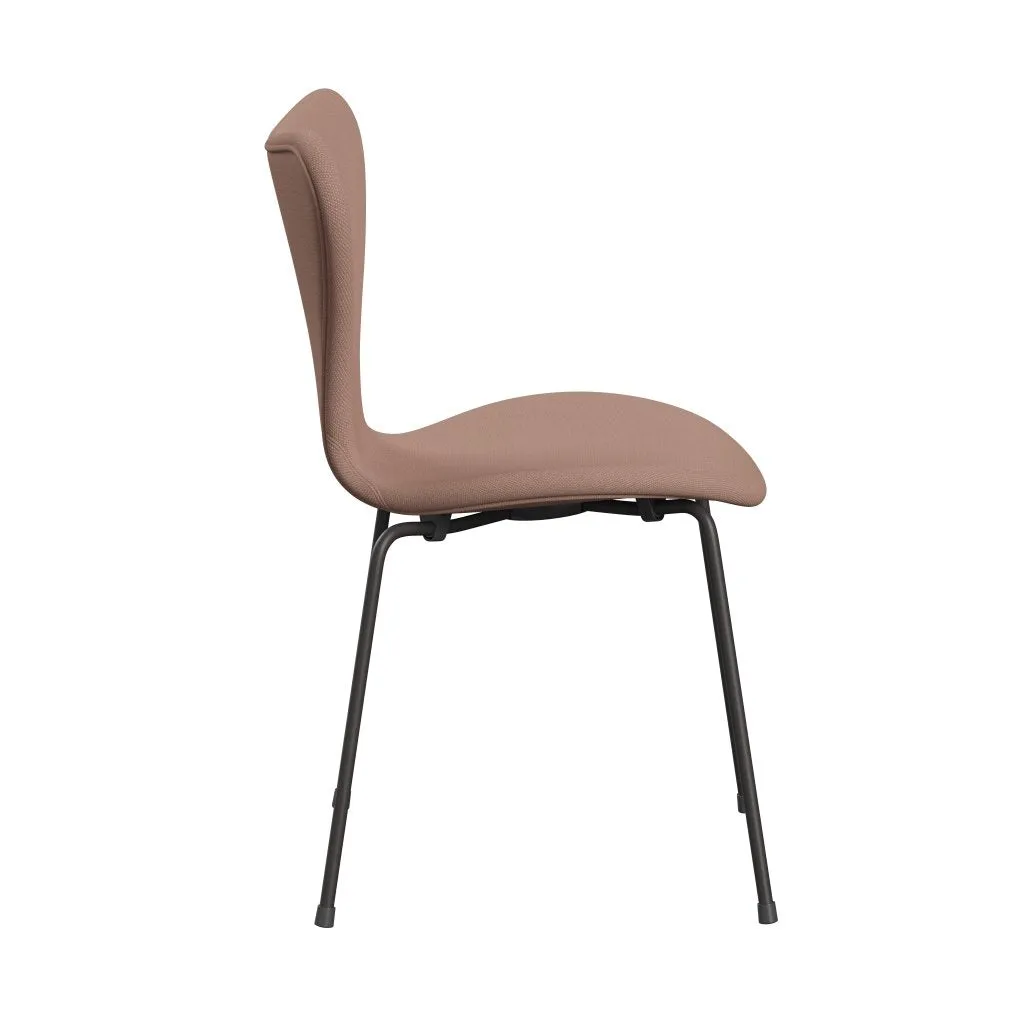Fritz Hansen Series 7™ Chair Full Upholstery, Warm Graphite/Steelcut Light Beige/Light Red