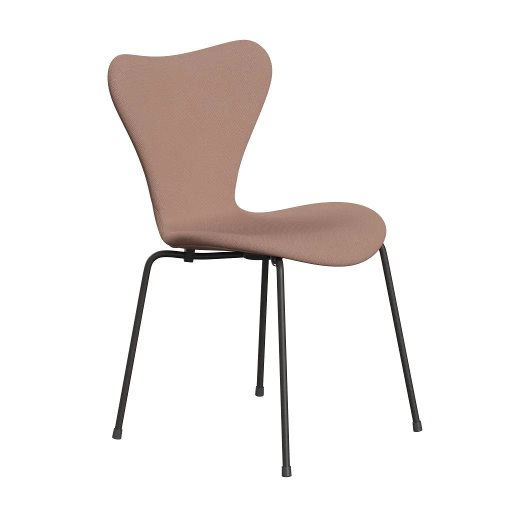 Fritz Hansen Series 7™ Chair Full Upholstery, Warm Graphite/Steelcut Light Beige/Light Red