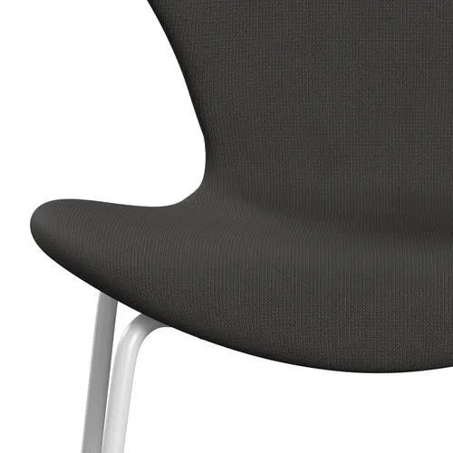 Fritz Hansen Series 7™ Chair Full Upholstery, White/Fame Brown (F61060)