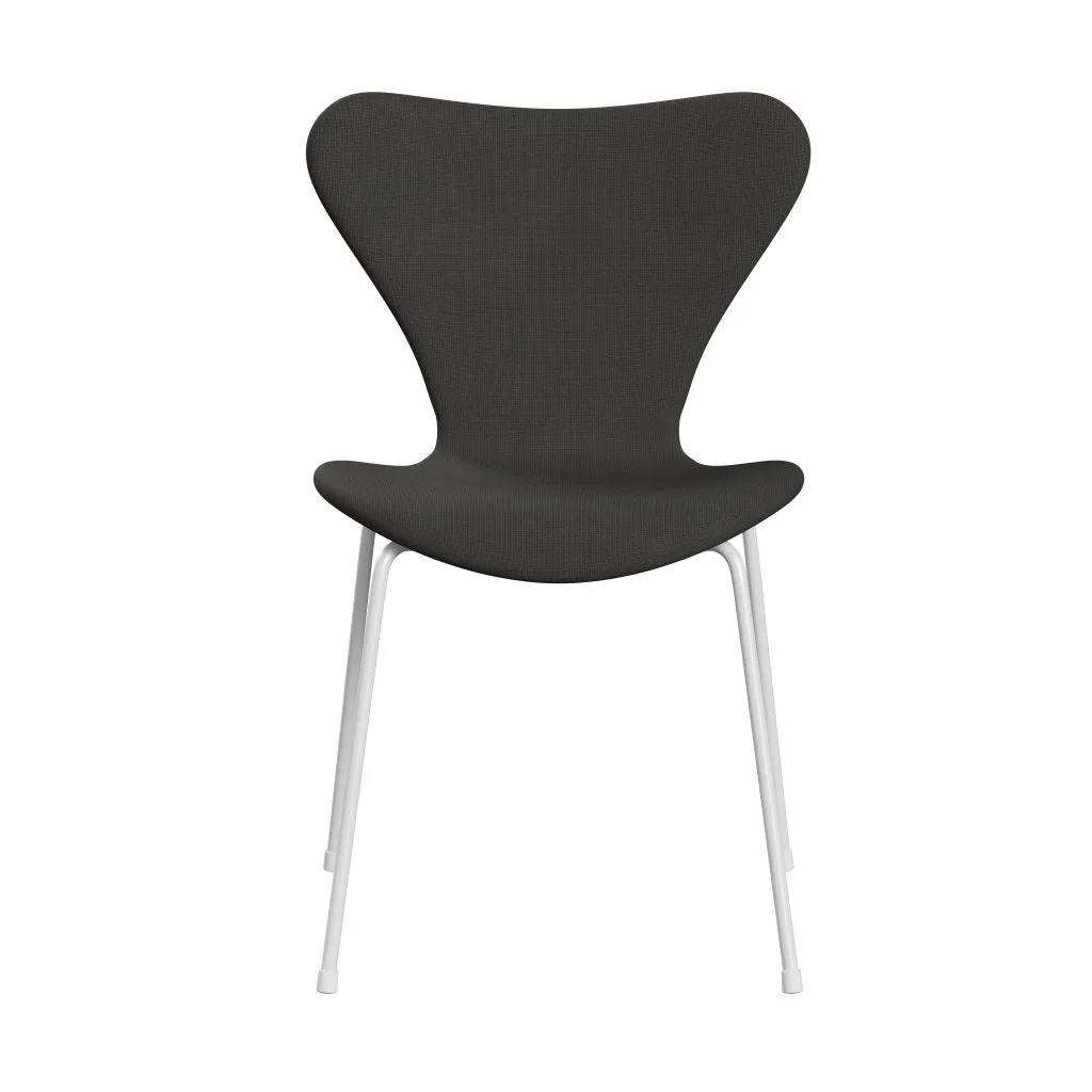 Fritz Hansen Series 7™ Chair Full Upholstery, White/Fame Brown (F61060)