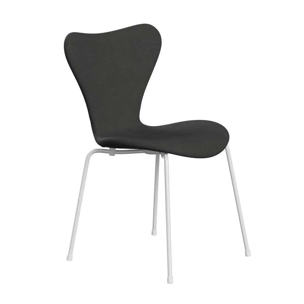 Fritz Hansen Series 7™ Chair Full Upholstery, White/Fame Brown (F61060)