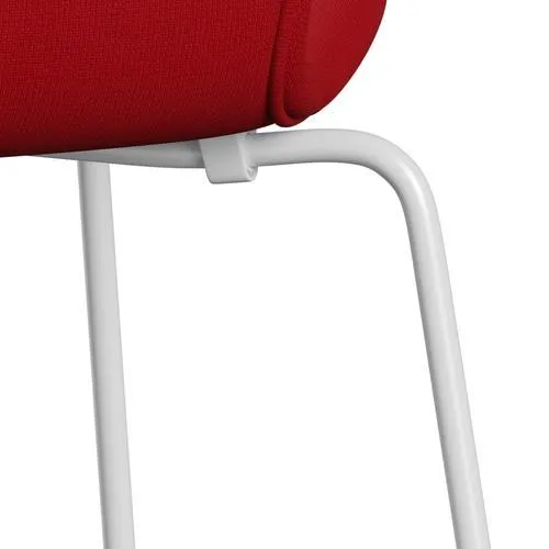 Fritz Hansen Series 7™ Chair Full Upholstery, White/Fame Red (F64089)