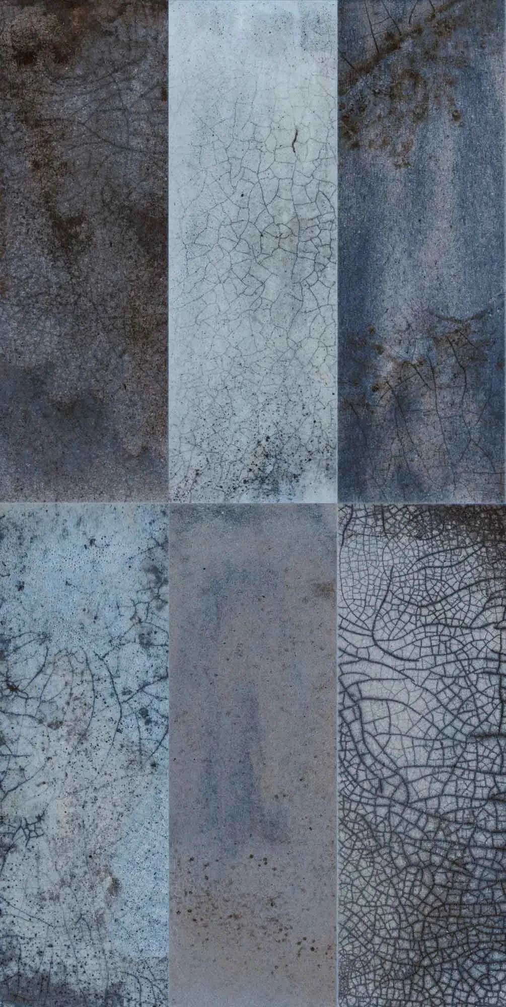 FS Raku Blue Decor Wall Tile 20x40cm Matte