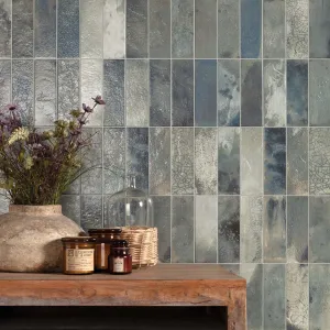 FS Raku Sage Decor Wall Tile 20x40cm Matte