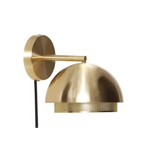 Hbsch Edge Wall Lamp, Brass