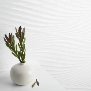 Ice Waves Decor Wall Tile 33x100cm Gloss