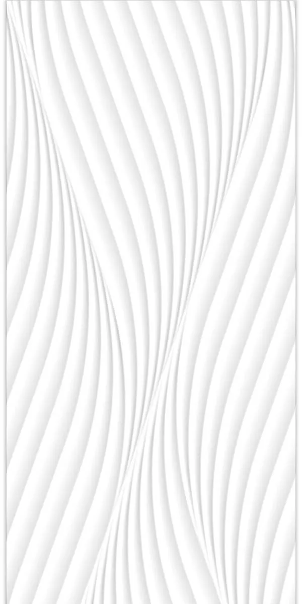 Ice Waves Decor Wall Tile 33x100cm Gloss