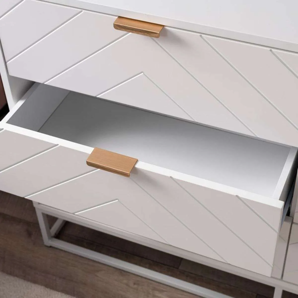 Inca Six Drawers - White Mocka