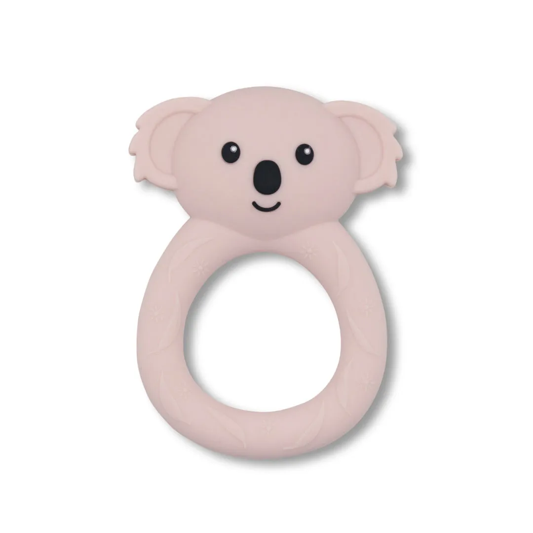 Jellystone Designs Koala Teether - Pink Salt
