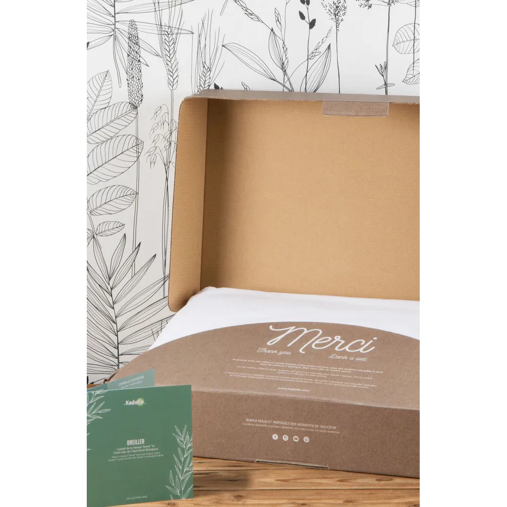 Kadolis Hawi Tencel and Organic Cotton Pillow White 40x60cm