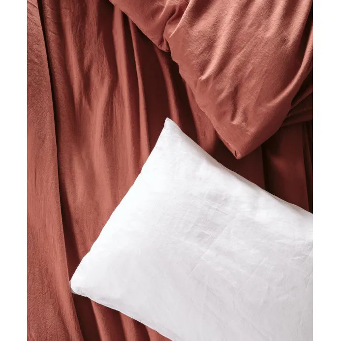 Kadolis Organic Cotton Duvet Cover 140x200cm Blanc