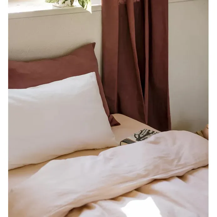 Kadolis Organic Cotton Pillow Case 40x60cm Terracotta