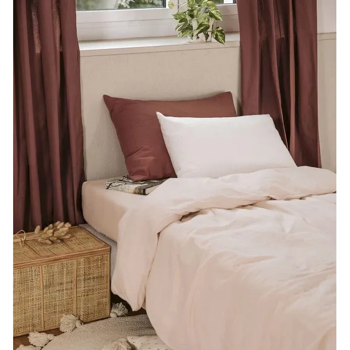 Kadolis Organic Cotton Pillow Case 40x60cm Terracotta