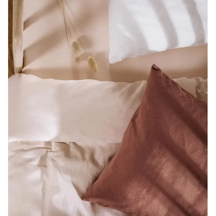 Kadolis Organic Cotton Pillow Case 40x60cm Terracotta