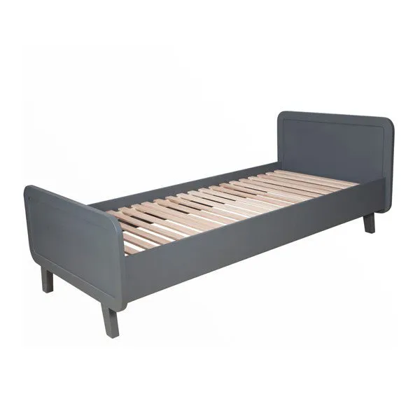 Laurette Lit rond 90 x 200cm Bed Mouse Grey (Pre-Order; Est. Delivery in 3-4 Months)