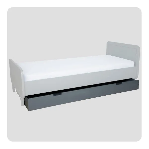 Laurette Tiroir lit rond Trundle Bed Taupe (Pre-Order; Est. Delivery in 3-4 Months)