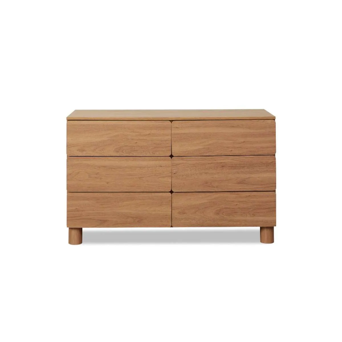 Leeroy Six Drawer - Hazelnut Mocka