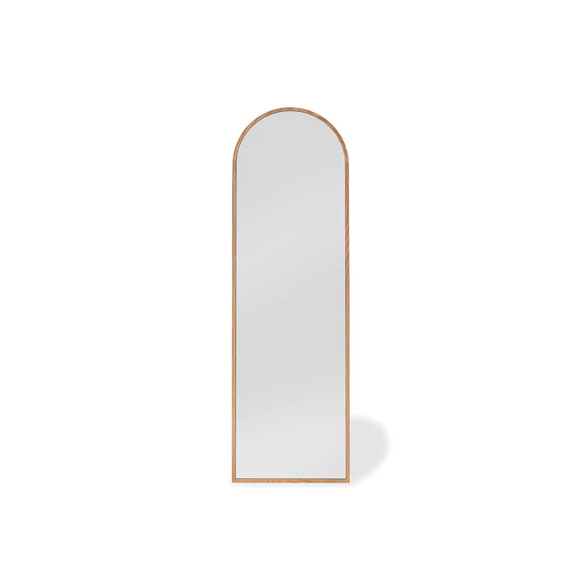 Lena Full Length Arch Oak Mirror Mocka