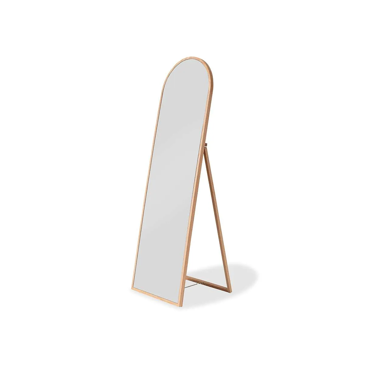 Lena Full Length Arch Oak Mirror Mocka