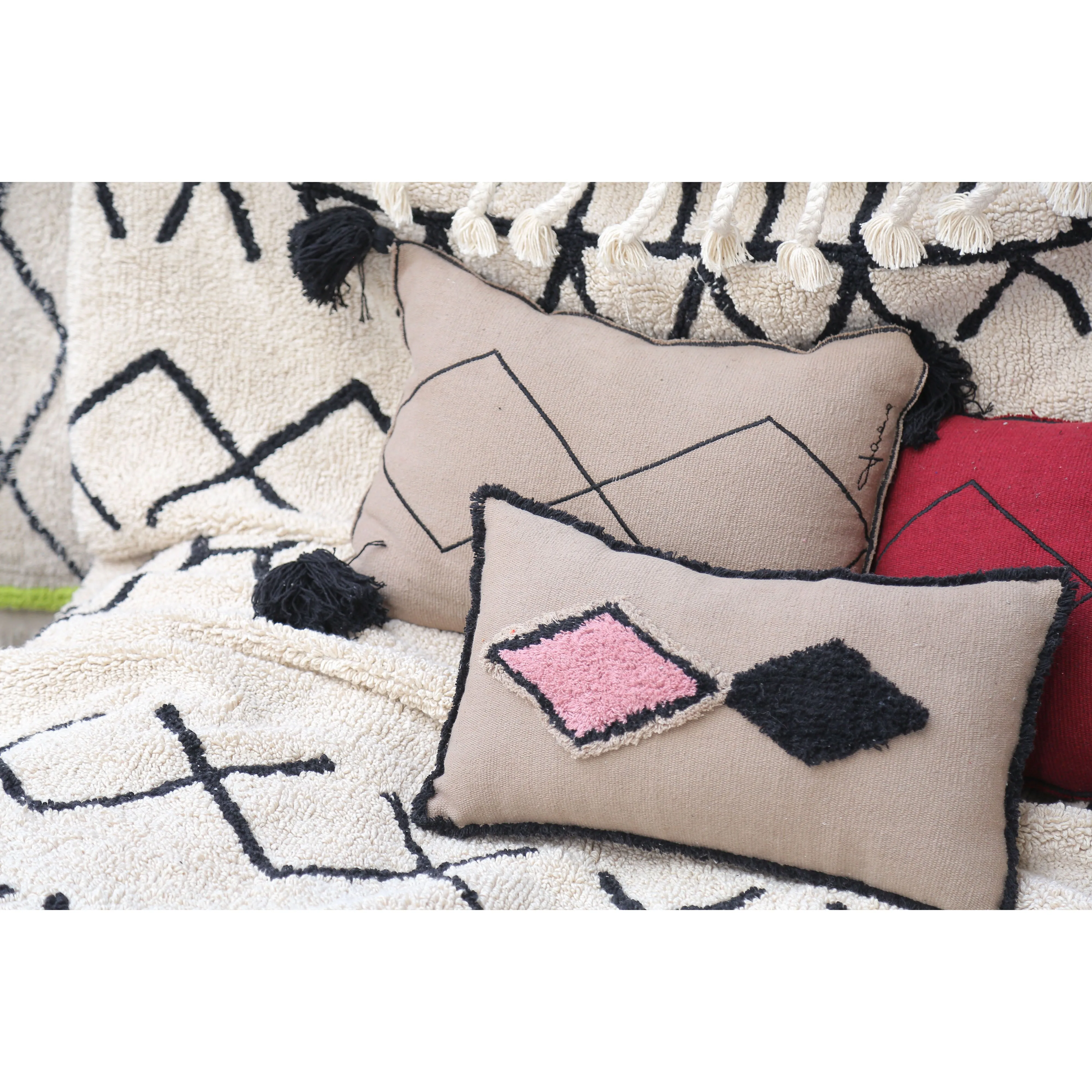 Lorena Canals Assa Linen Machine Washable Cushion