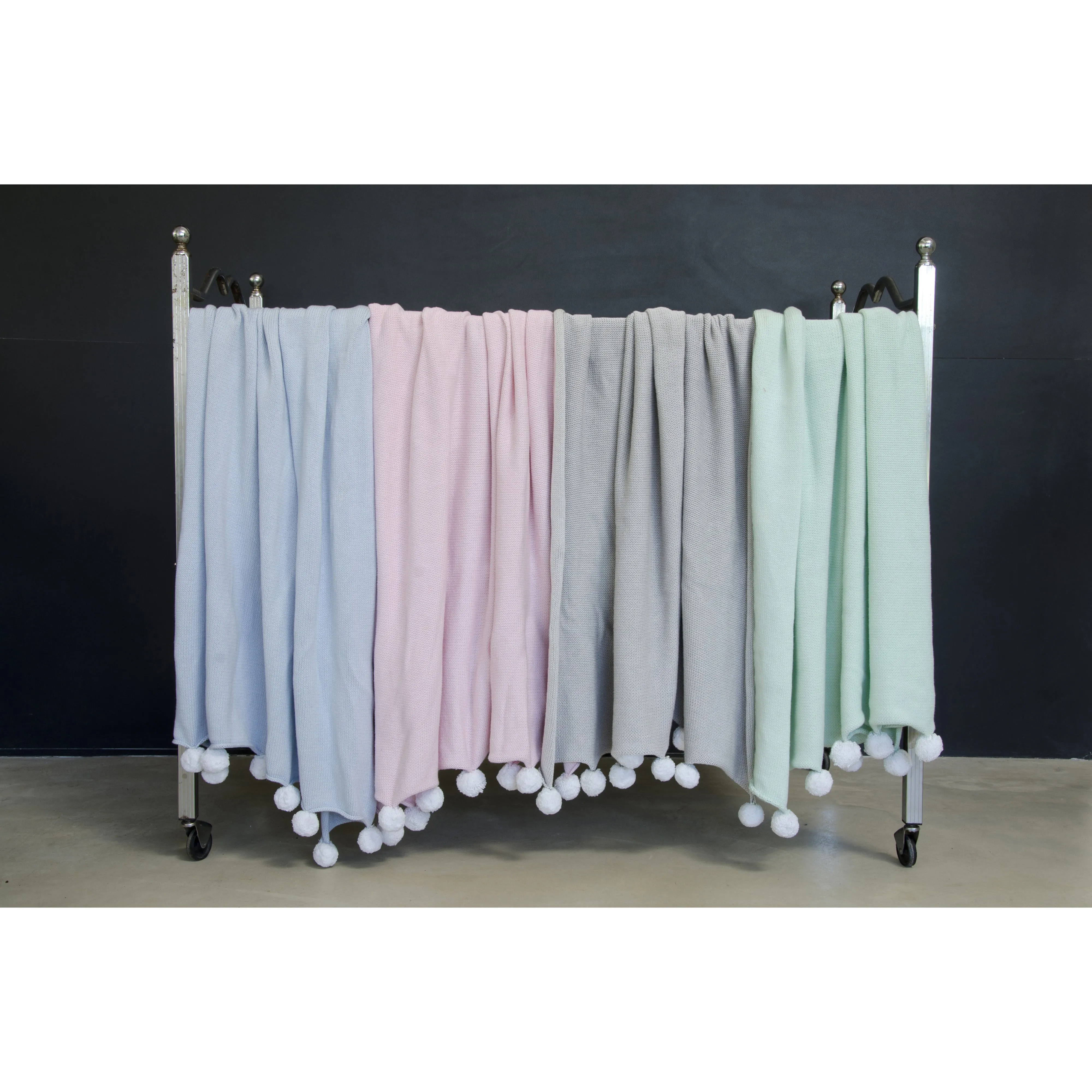 Lorena Canals Baby Blanket Bubbly Soft Blue