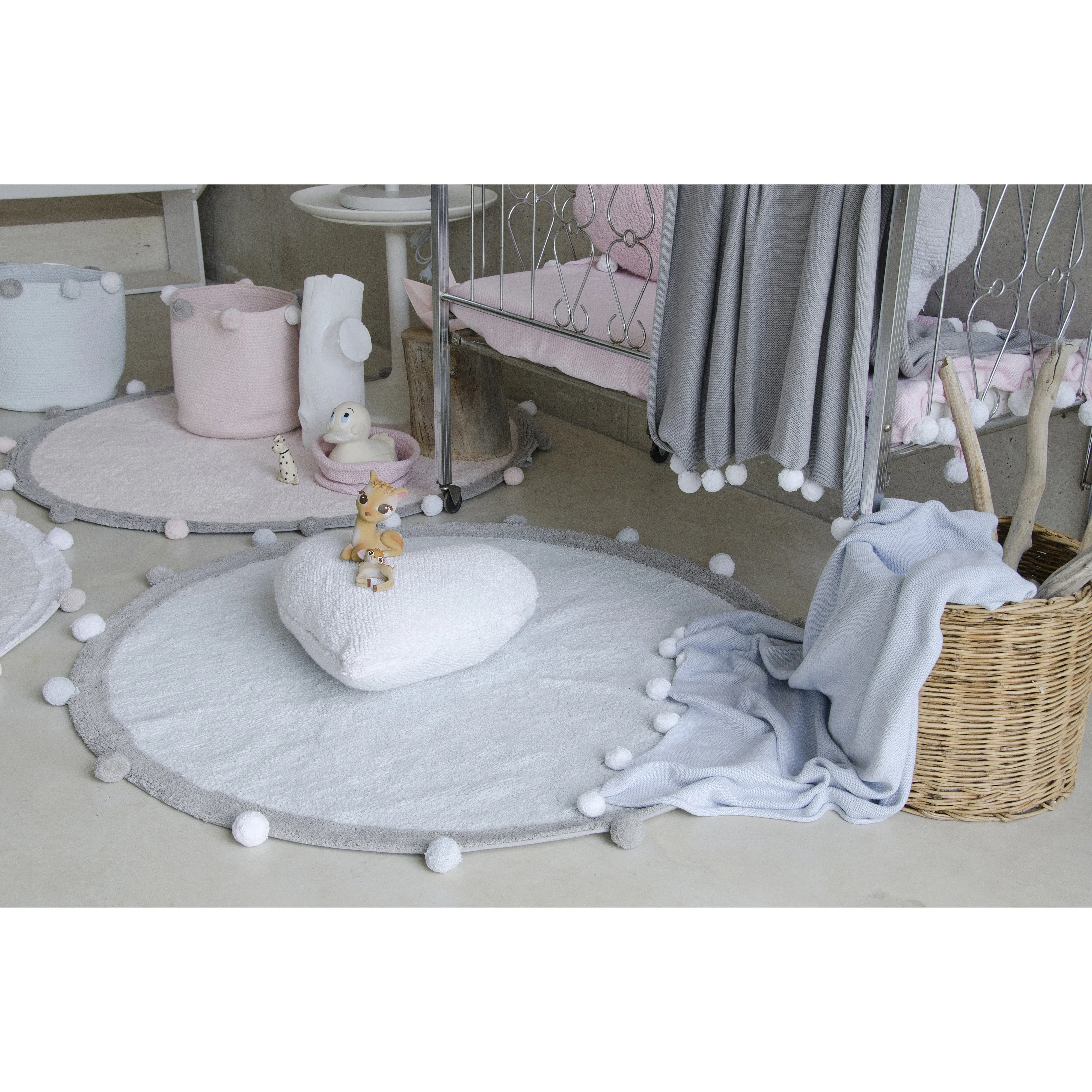 Lorena Canals Baby Blanket Bubbly Soft Blue