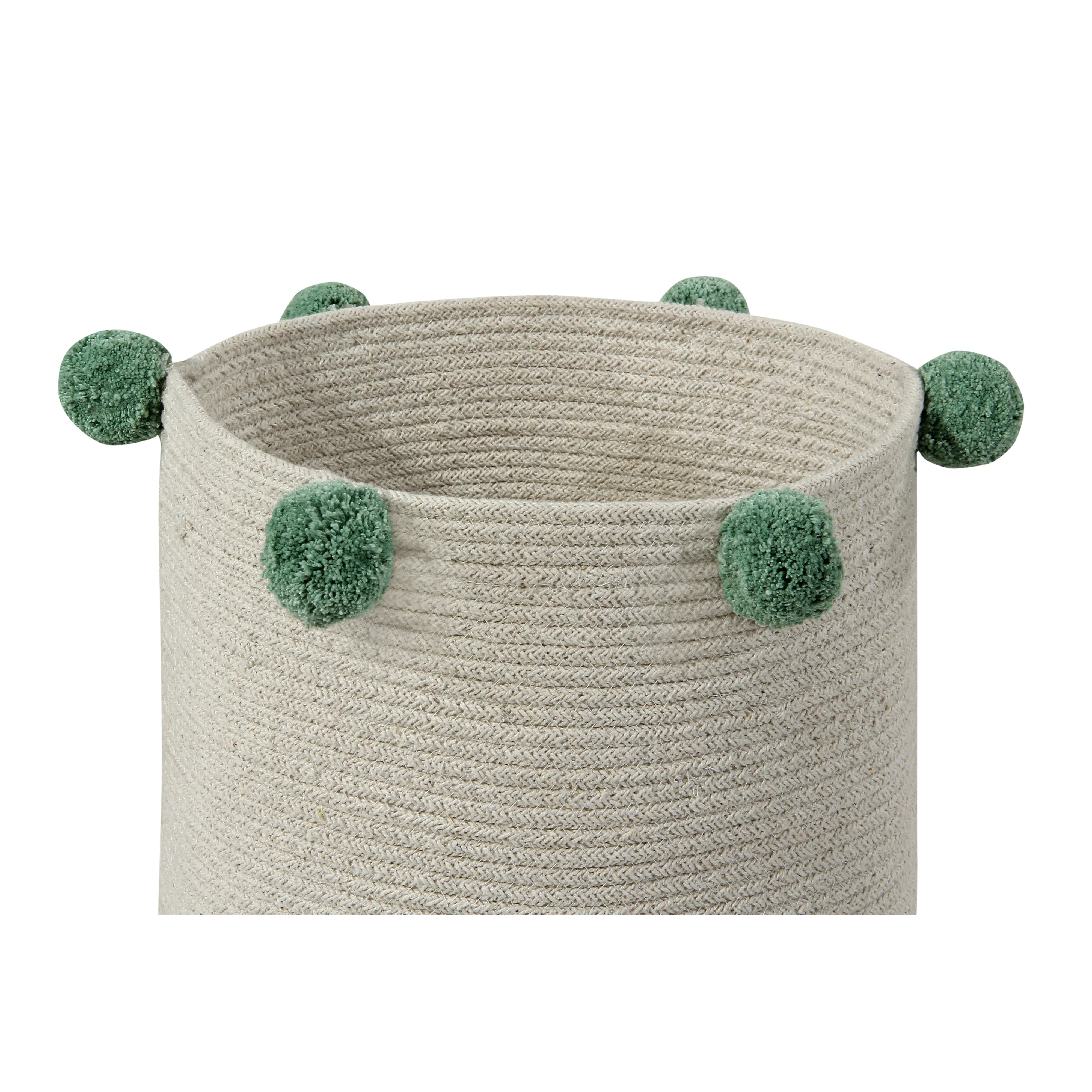 Lorena Canals Basket Bubbly Natural-Green (Pre-Order; Est. Delivery in 4-8 Weeks)