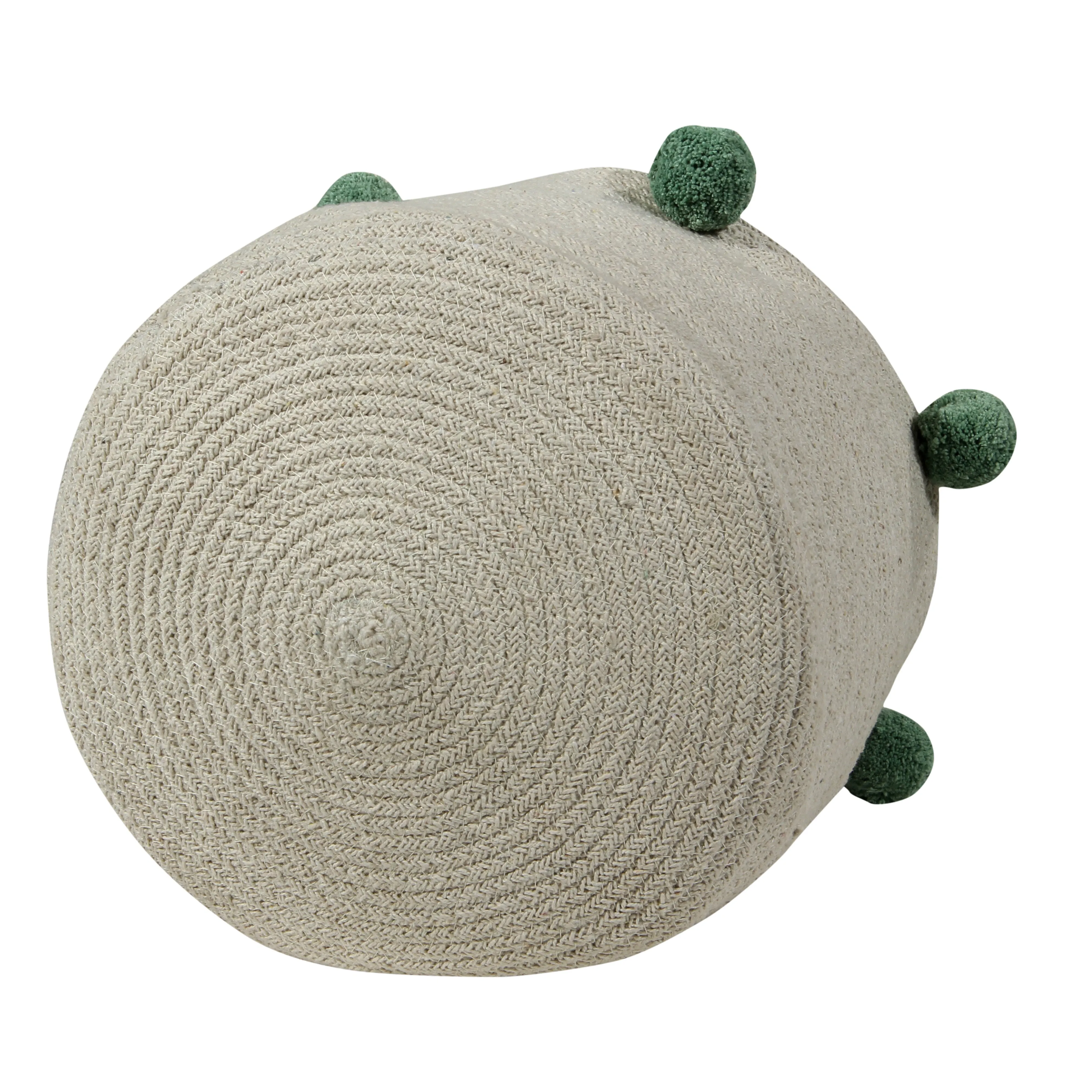 Lorena Canals Basket Bubbly Natural-Green (Pre-Order; Est. Delivery in 4-8 Weeks)