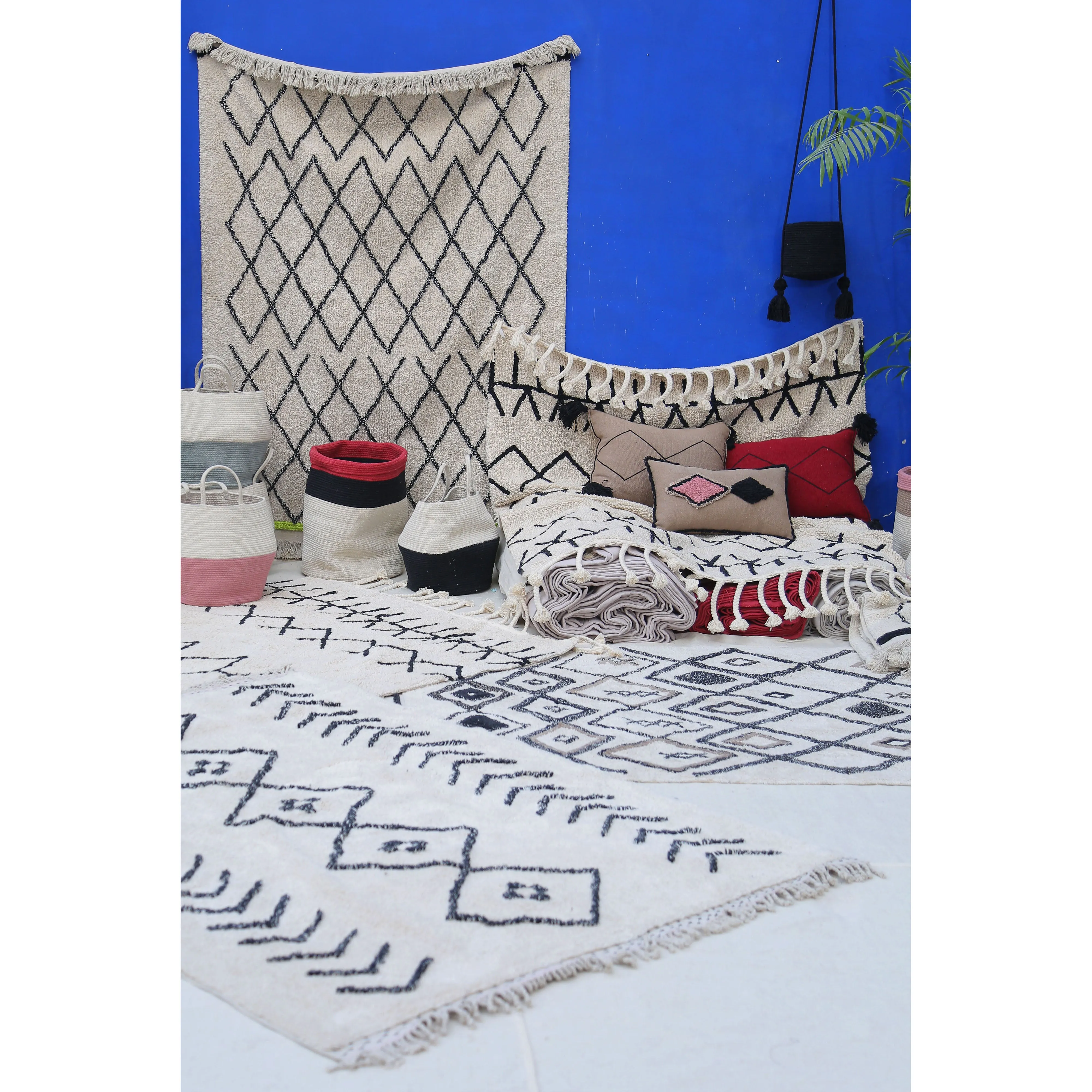Lorena Canals Bereber Rhombs Machine Washable Cotton Rug