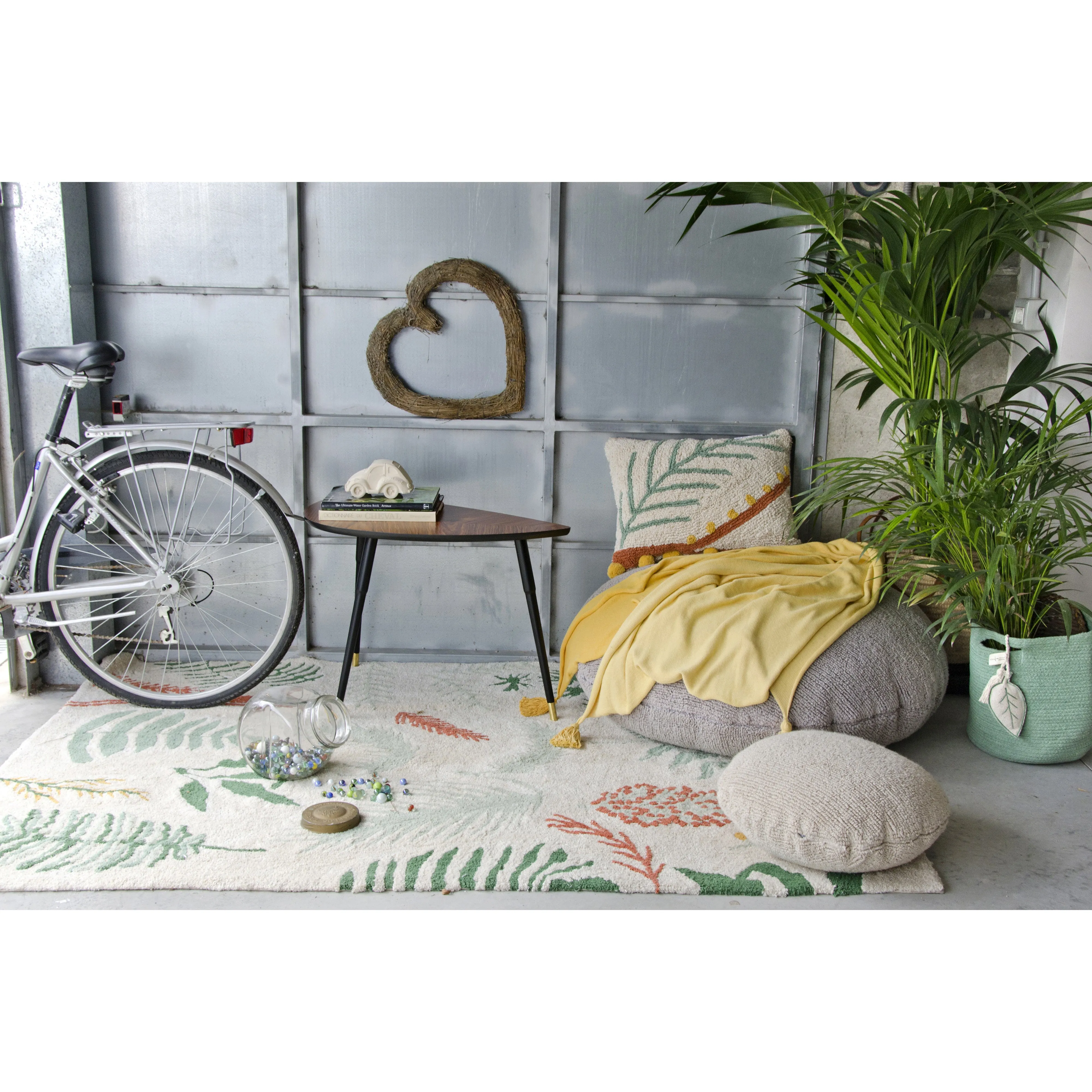 Lorena Canals Botanic Plants Washable Cotton Rug