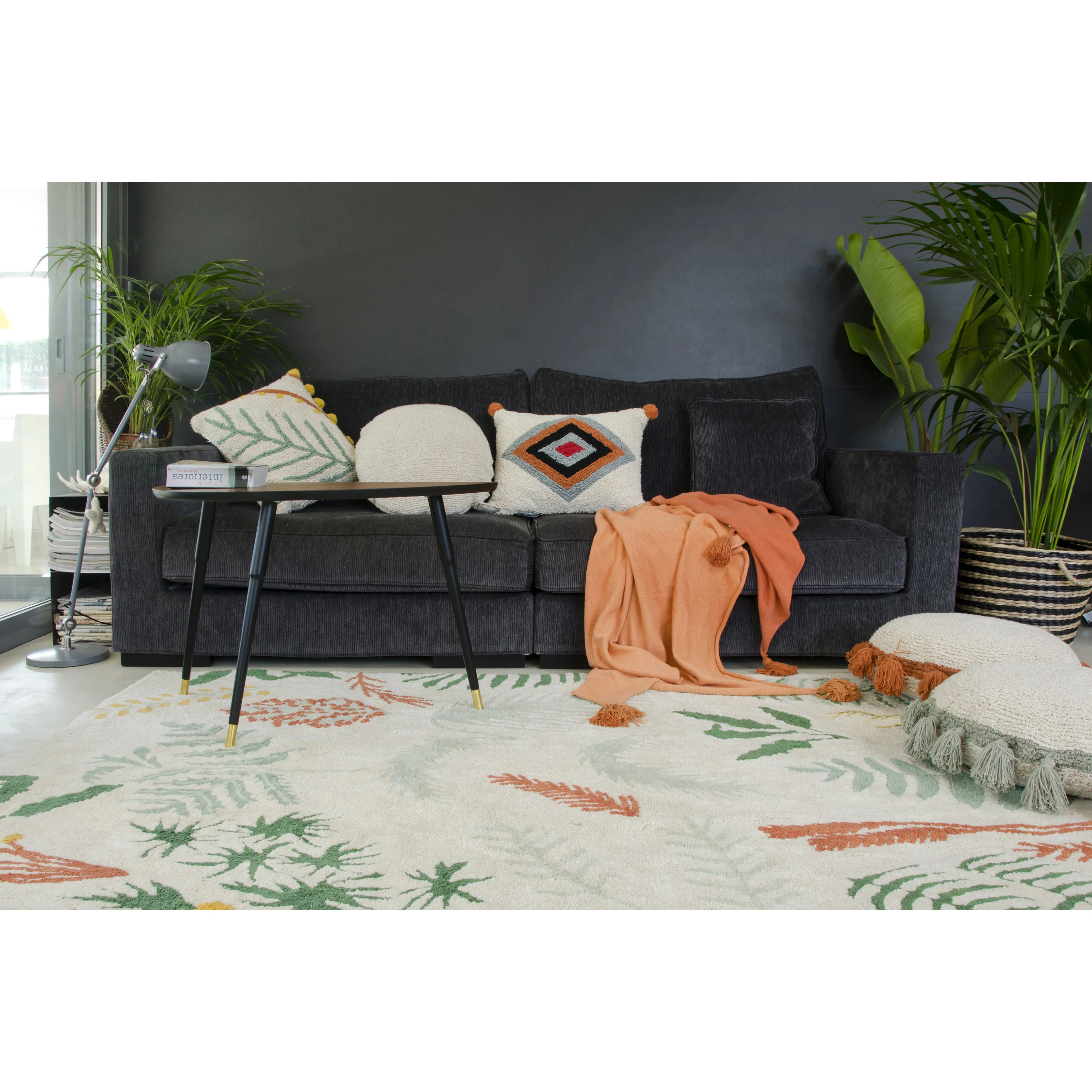 Lorena Canals Botanic Plants Washable Cotton Rug