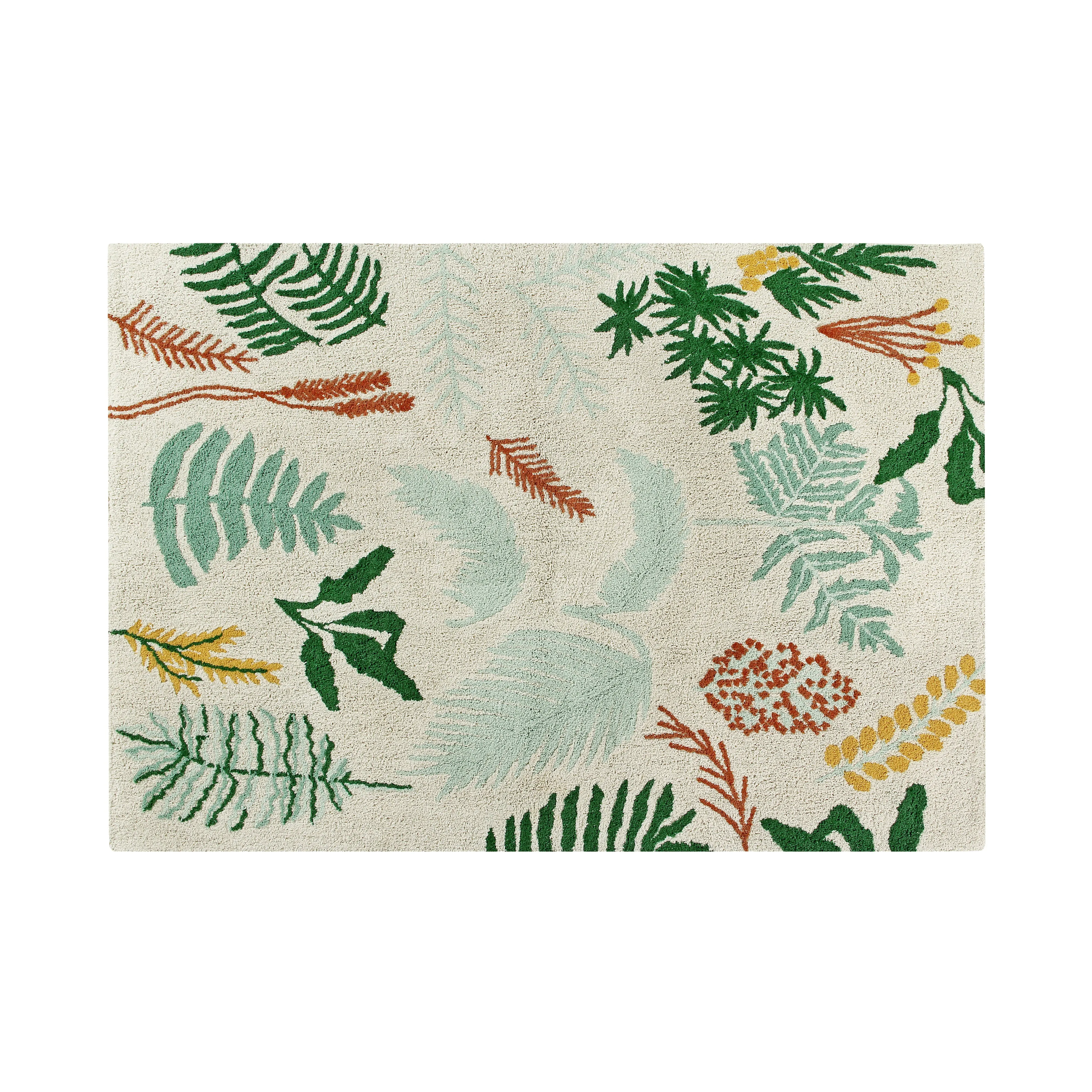 Lorena Canals Botanic Plants Washable Cotton Rug