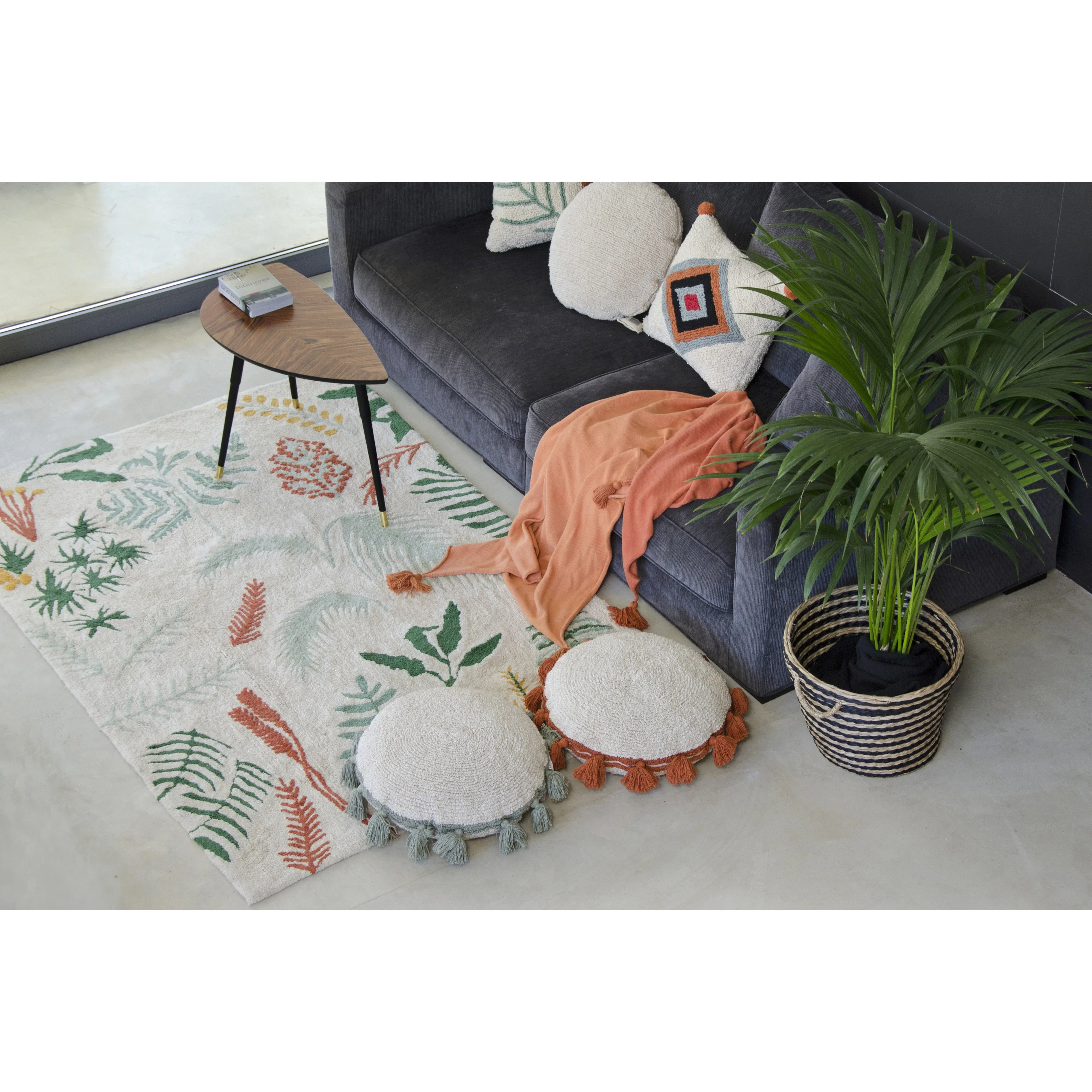 Lorena Canals Botanic Plants Washable Cotton Rug
