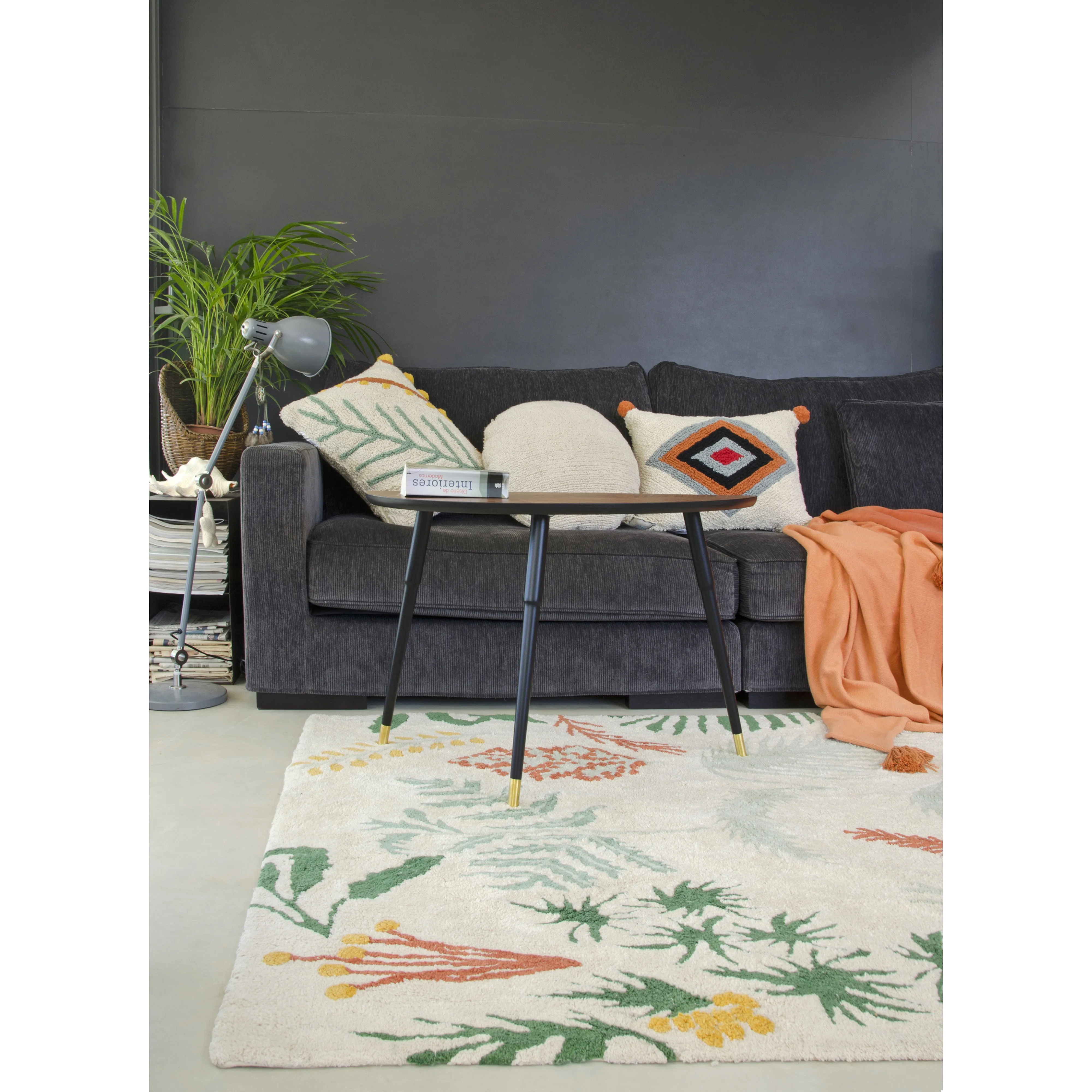 Lorena Canals Botanic Plants Washable Cotton Rug
