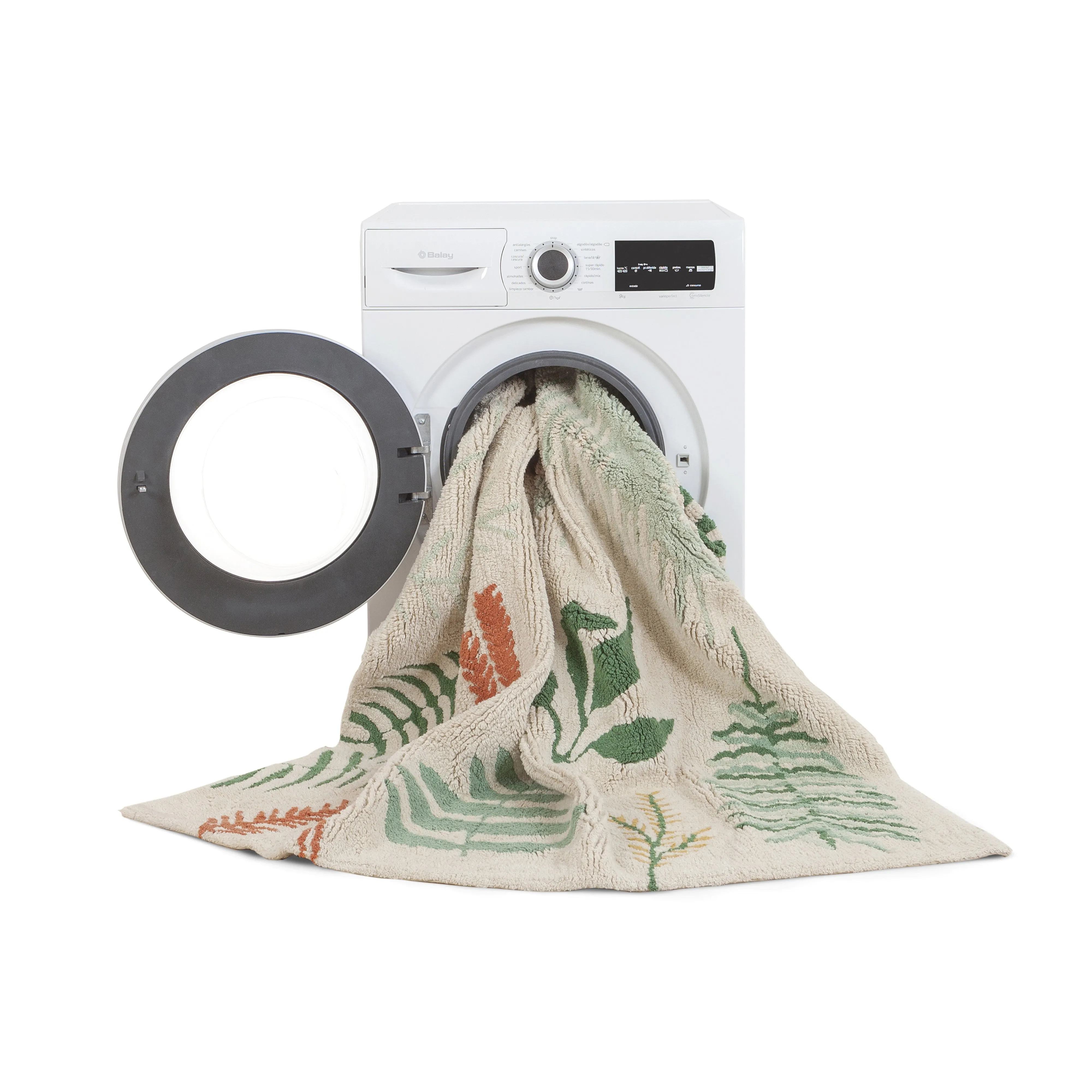 Lorena Canals Botanic Plants Washable Cotton Rug