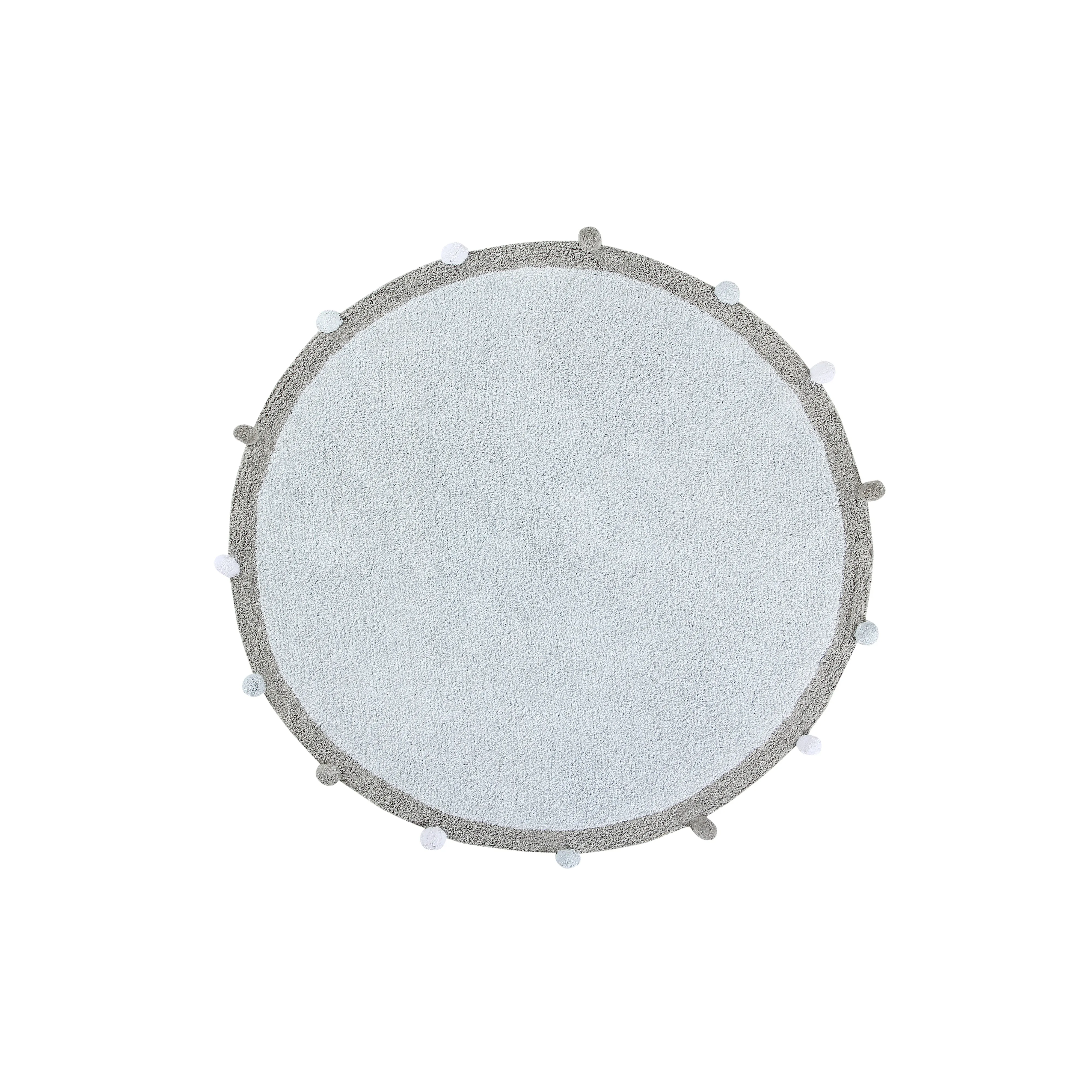 Lorena Canals Bubbly Soft Blue Washable Cotton Rug