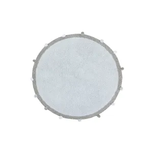 Lorena Canals Bubbly Soft Blue Washable Cotton Rug