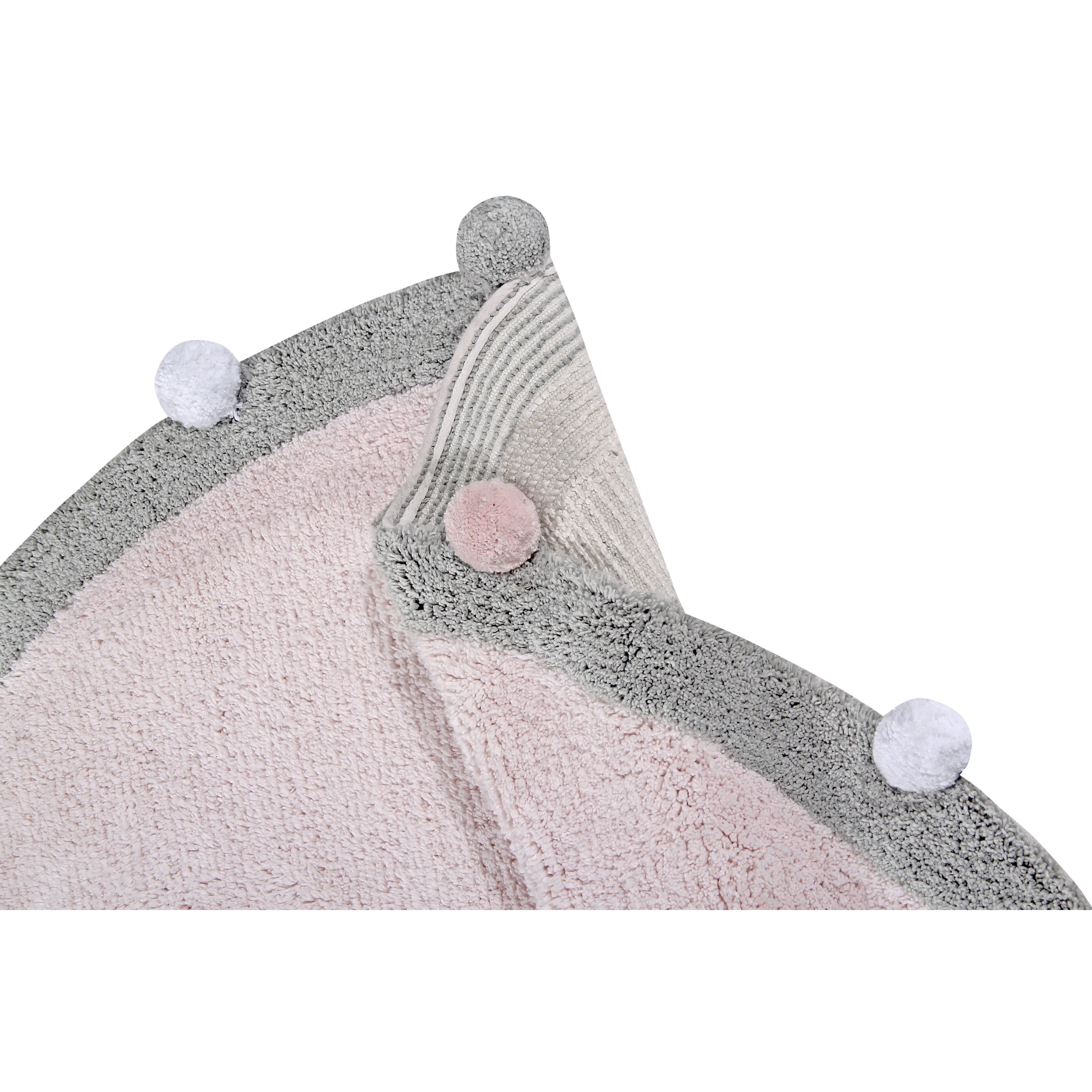 Lorena Canals Bubbly Soft Pink Washable Cotton Rug