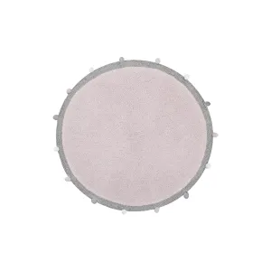 Lorena Canals Bubbly Soft Pink Washable Cotton Rug