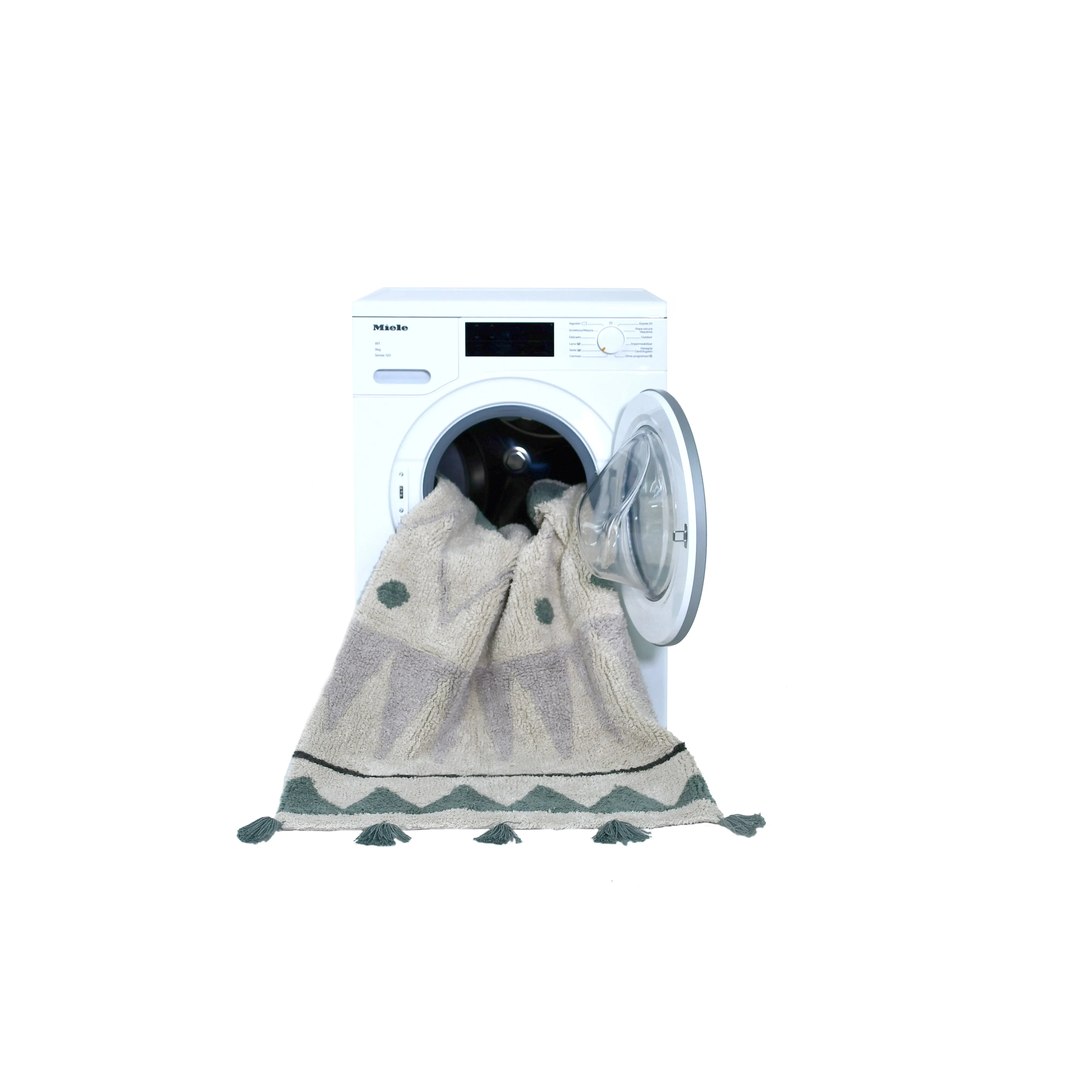 Lorena Canals Mini Ones Mini Azteca Machine Washable Cotton Rug