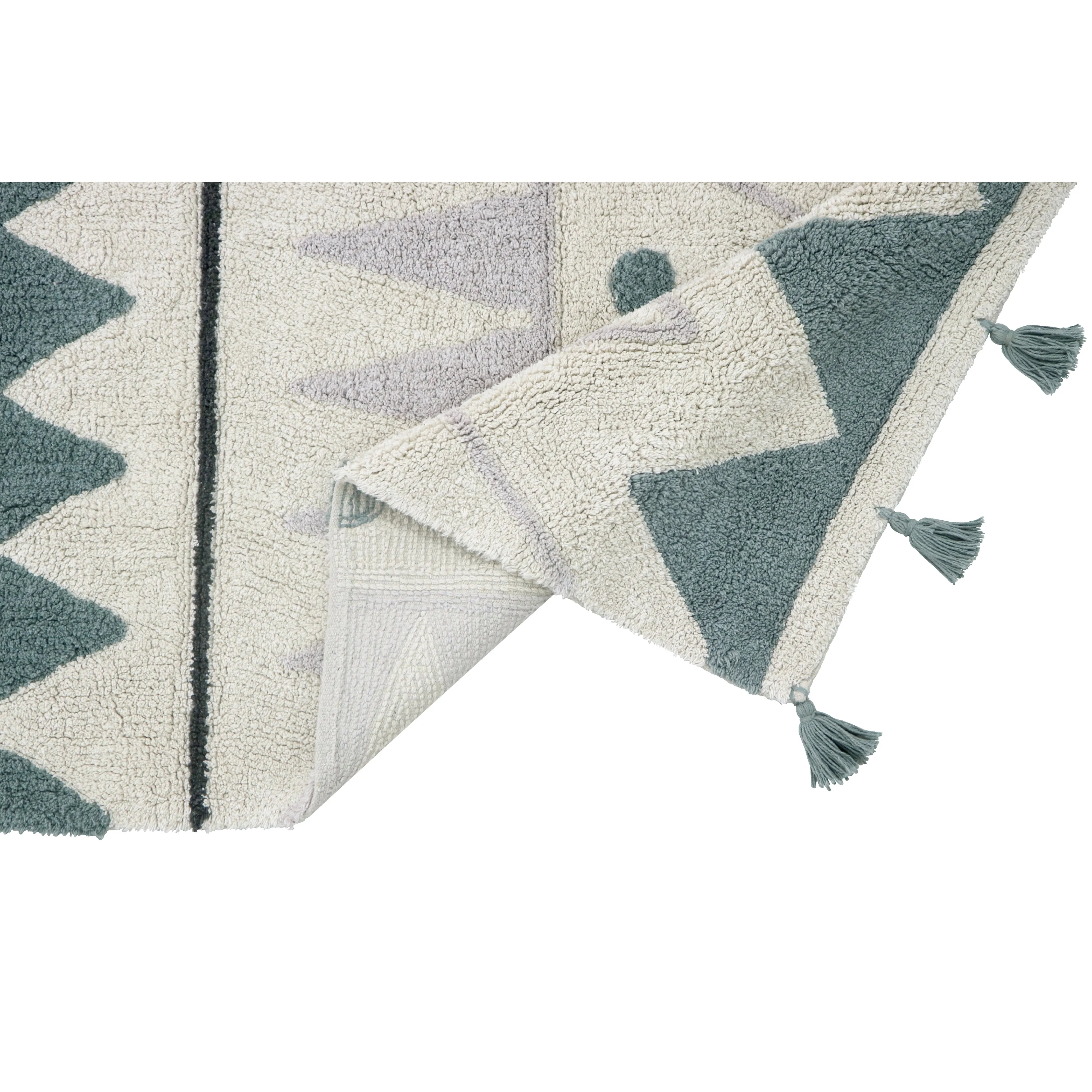 Lorena Canals Mini Ones Mini Azteca Machine Washable Cotton Rug