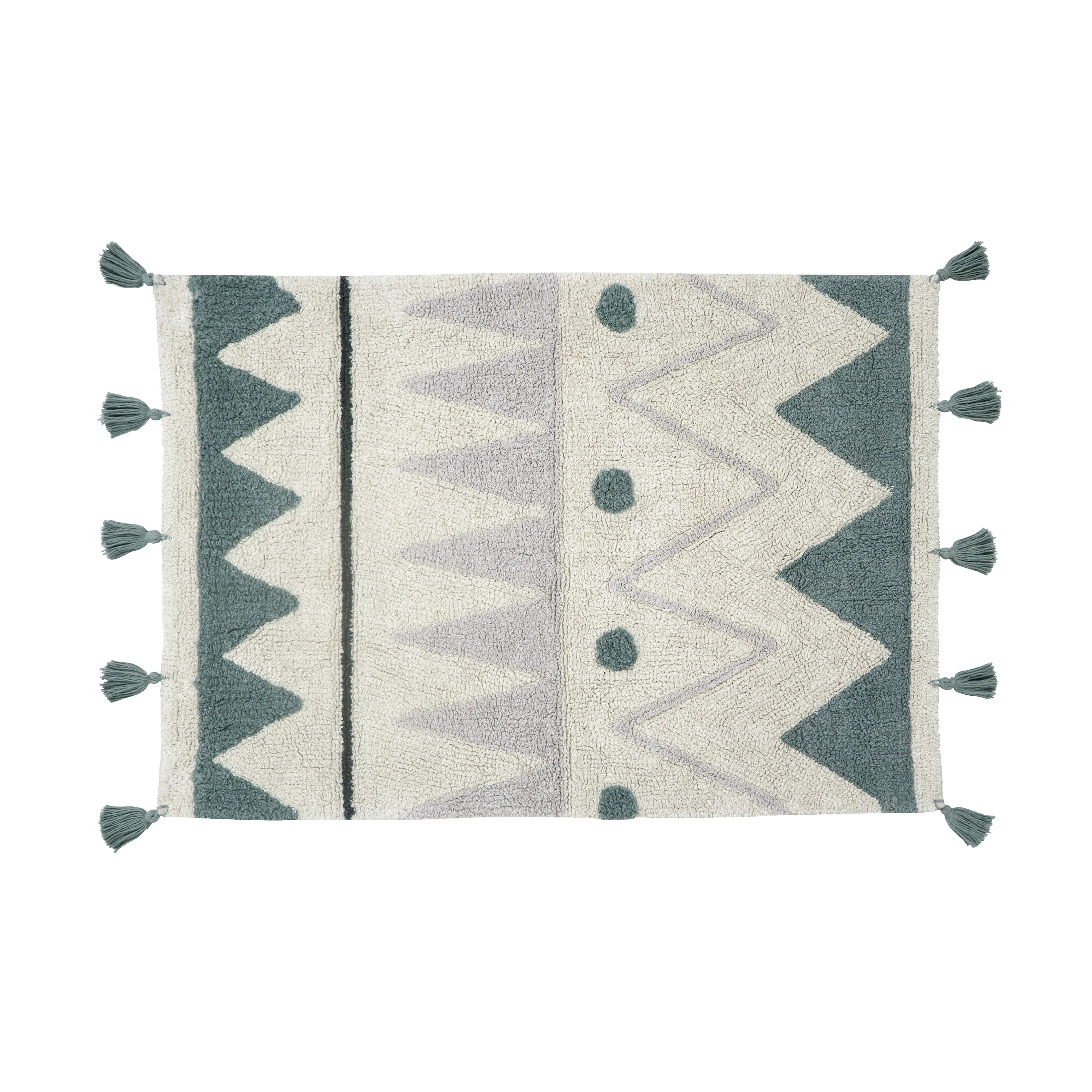 Lorena Canals Mini Ones Mini Azteca Machine Washable Cotton Rug