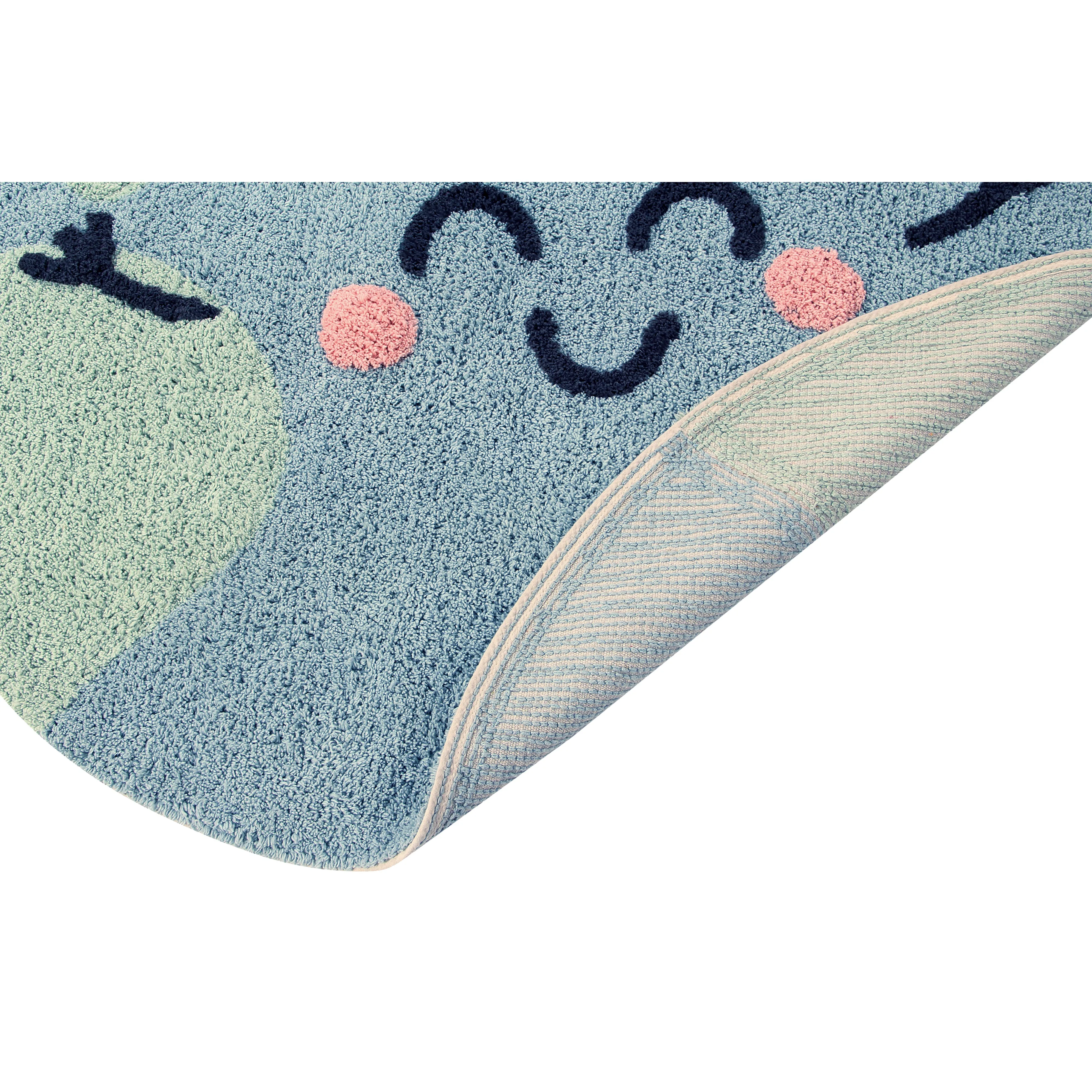 Lorena Canals Mr Wonderful Sweet & Cozy Big Big World Machine Washable Cotton Rug