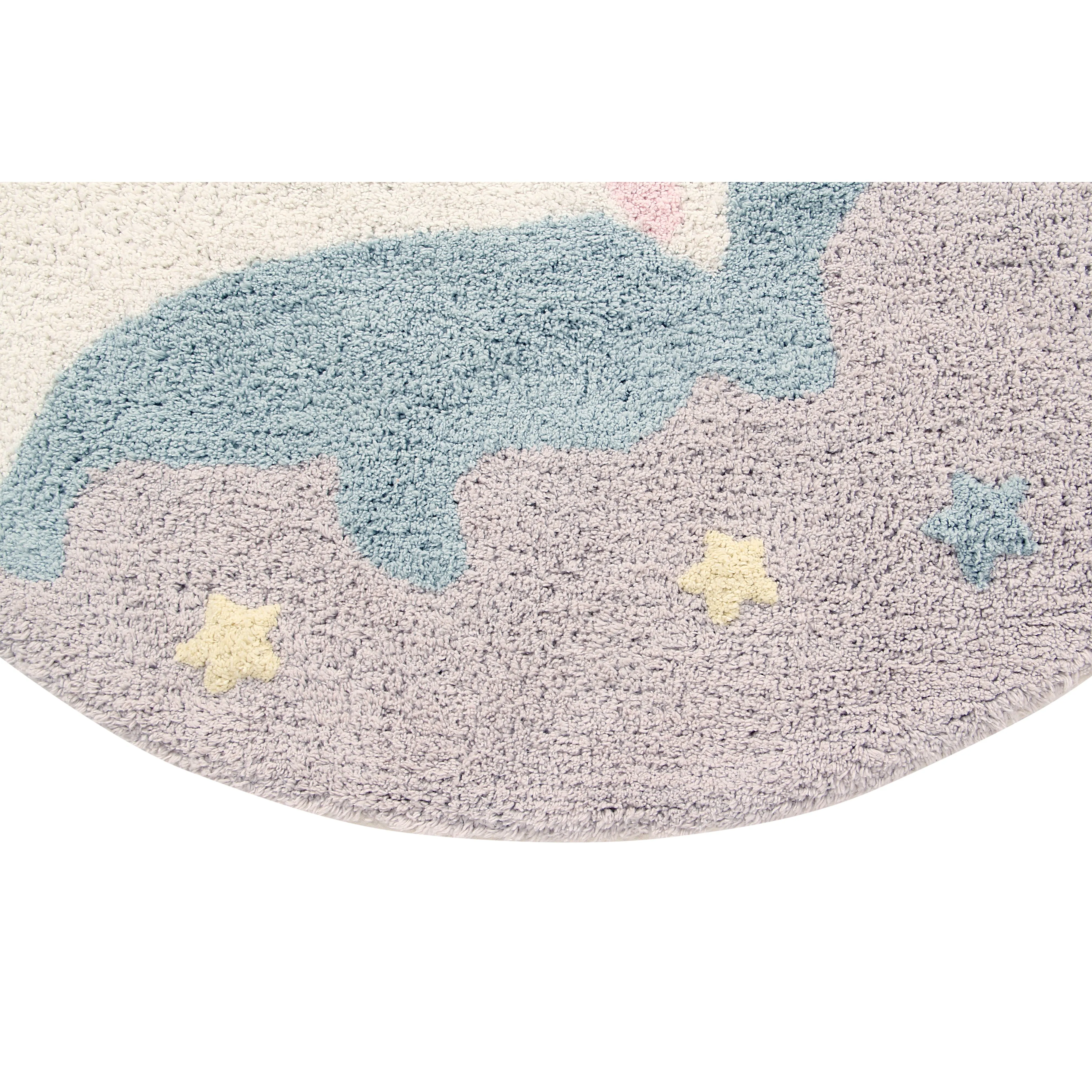 Lorena Canals Mr Wonderful Sweet & Cozy Big Big World Machine Washable Cotton Rug