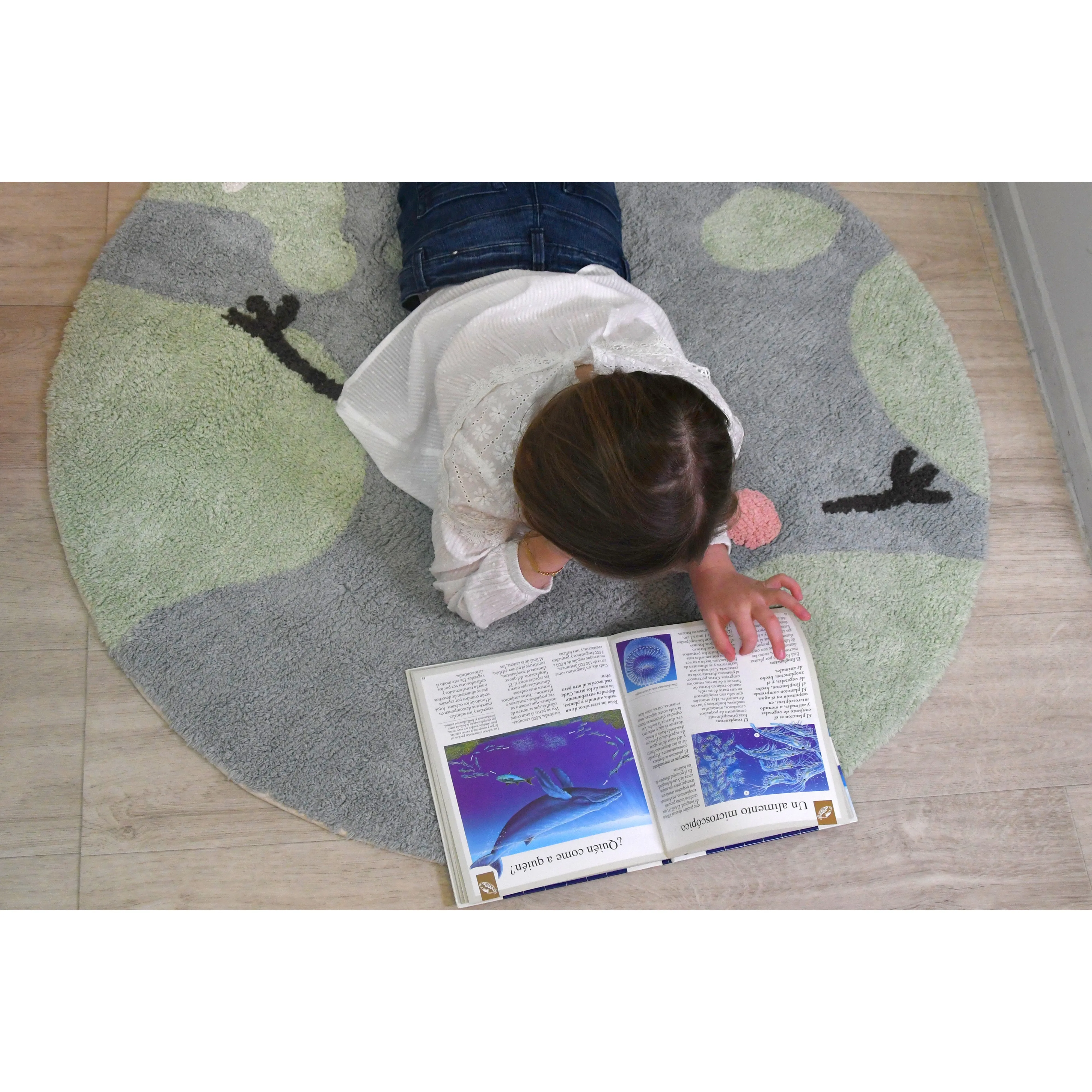 Lorena Canals Mr Wonderful Sweet & Cozy Big Big World Machine Washable Cotton Rug