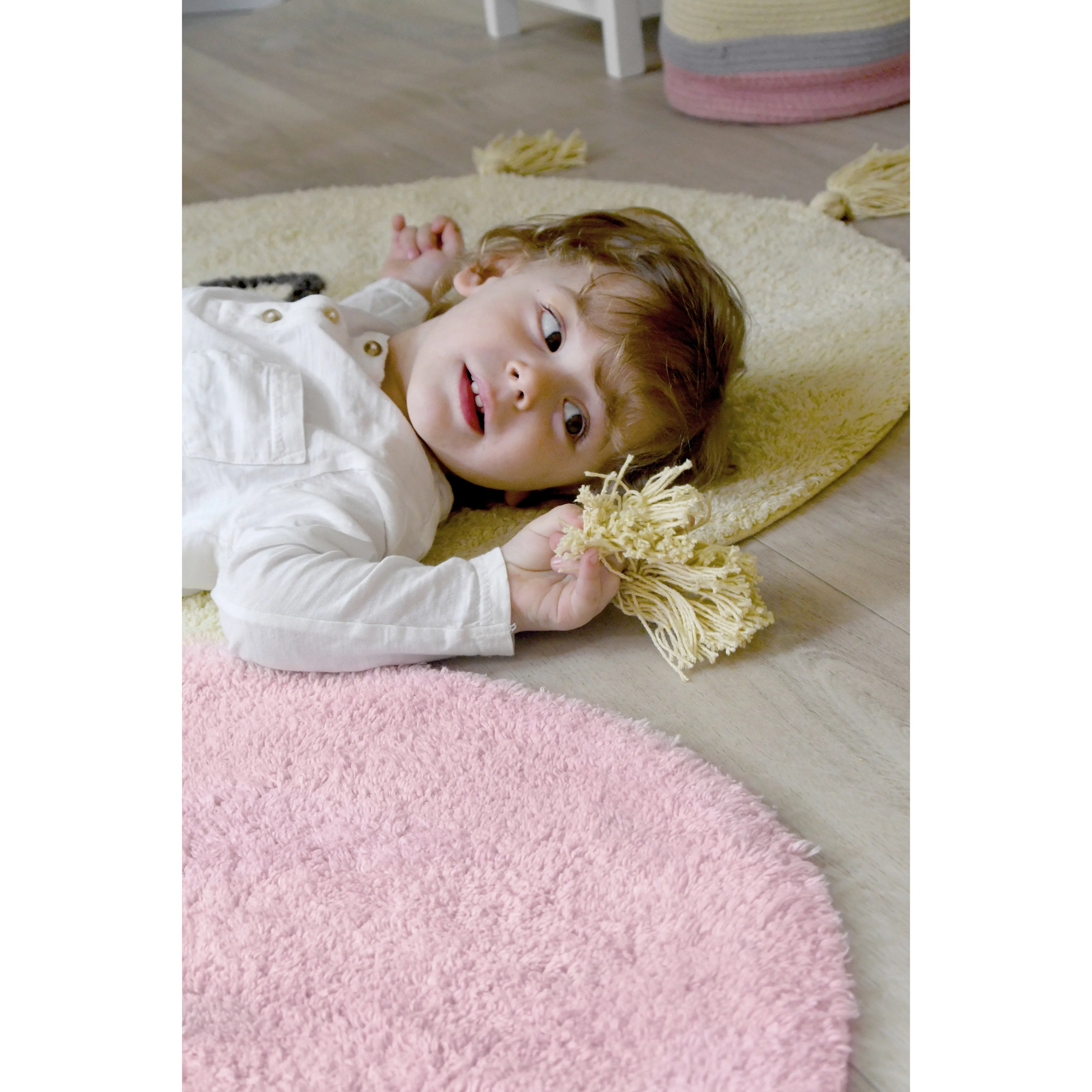 Lorena Canals Mr Wonderful Sweet & Cozy You're My Sunshine Machine Washable Cotton Rug (Pre-Order; Est. Delivery in 4-8 Weeks)