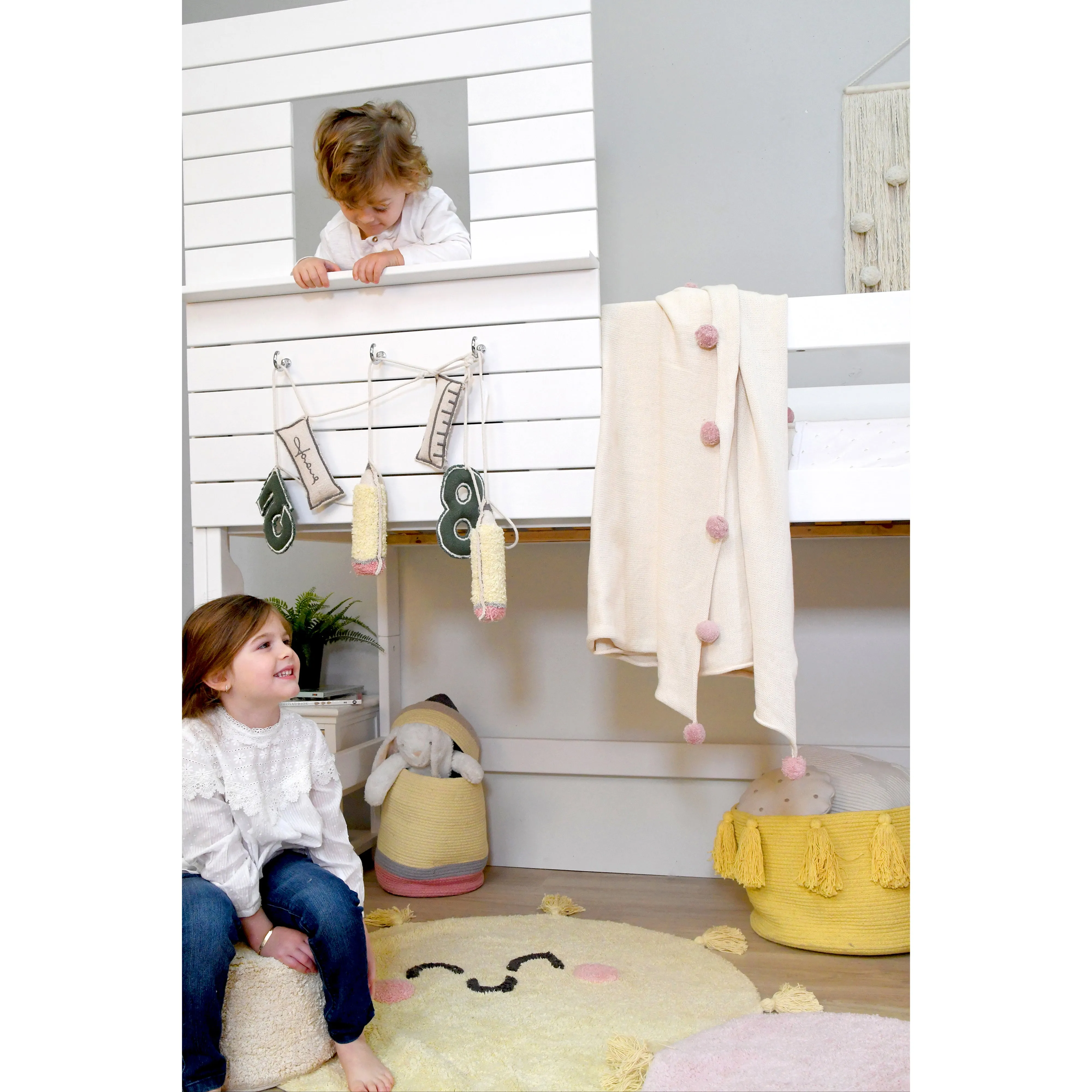 Lorena Canals Mr Wonderful Sweet & Cozy You're My Sunshine Machine Washable Cotton Rug (Pre-Order; Est. Delivery in 4-8 Weeks)