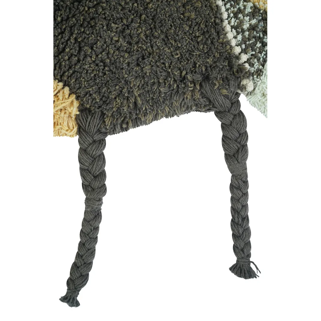 Lorena Canals Planet Bee Bee Machine Washable Cotton Rug - 115x150cm