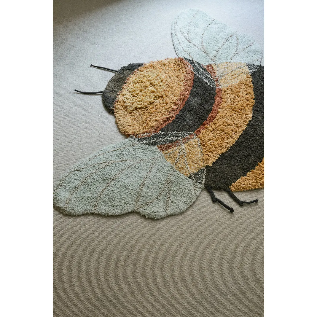 Lorena Canals Planet Bee Bee Machine Washable Cotton Rug - 115x150cm