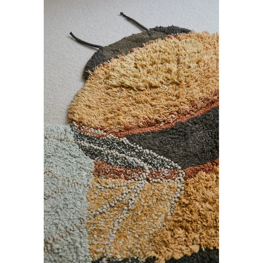 Lorena Canals Planet Bee Bee Machine Washable Cotton Rug - 115x150cm